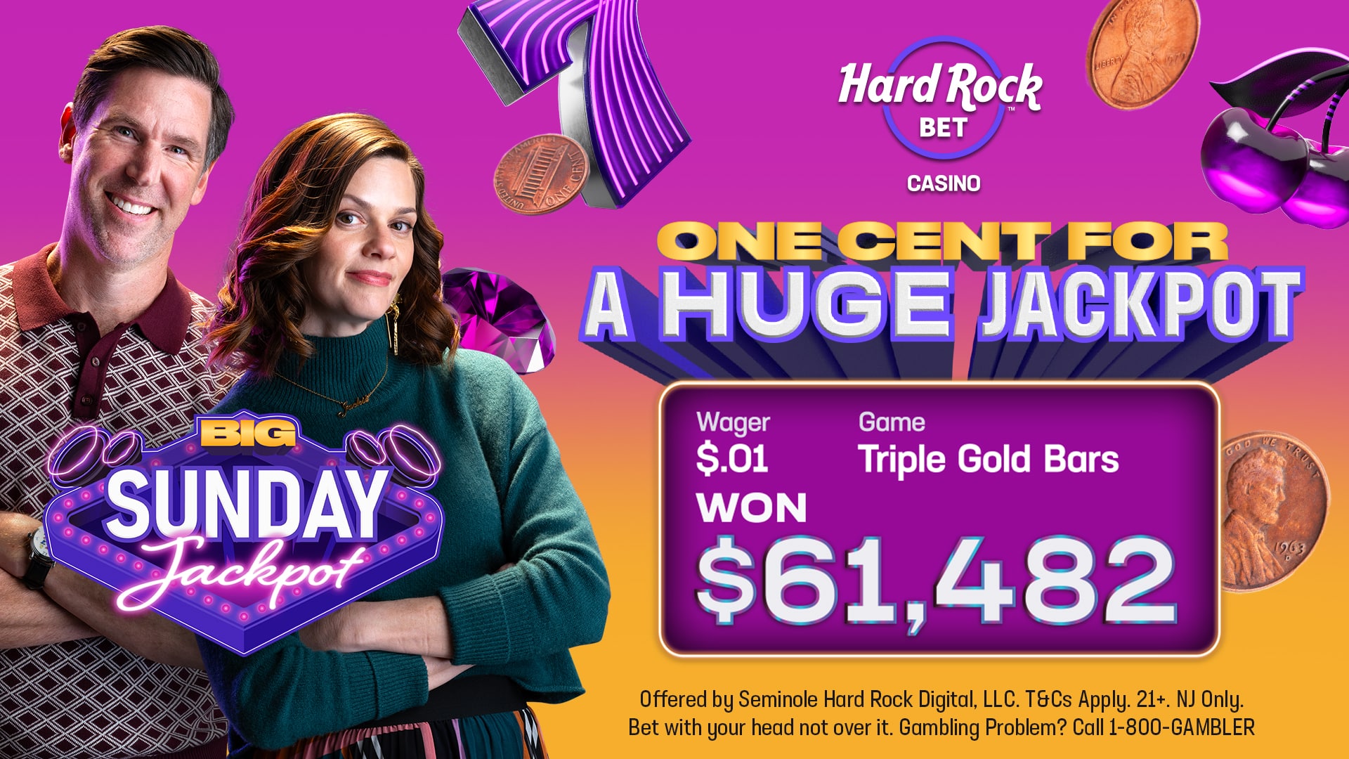 one cent jackpot